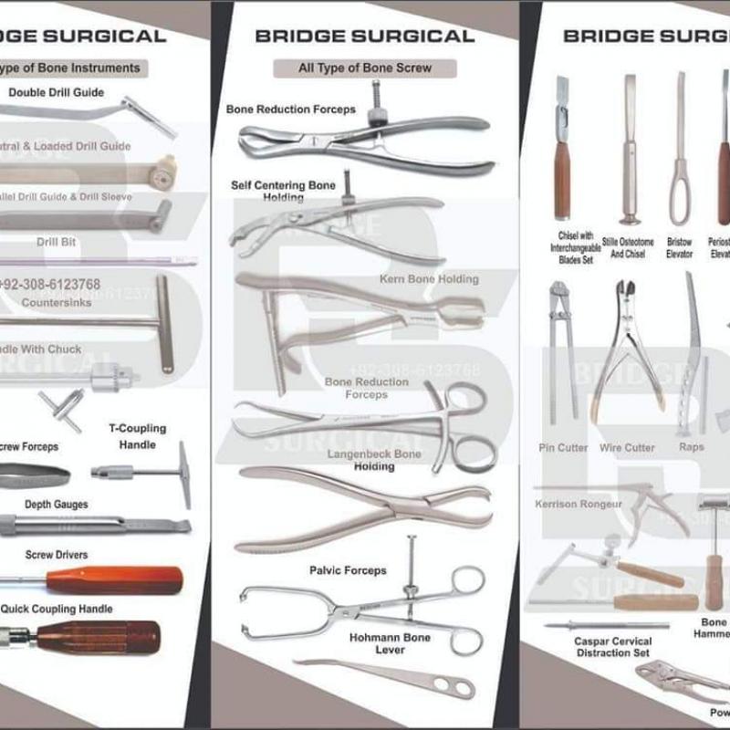 Bone Plates and Bone Screws buy wholesale - company Bridge Surgical | Pakistan