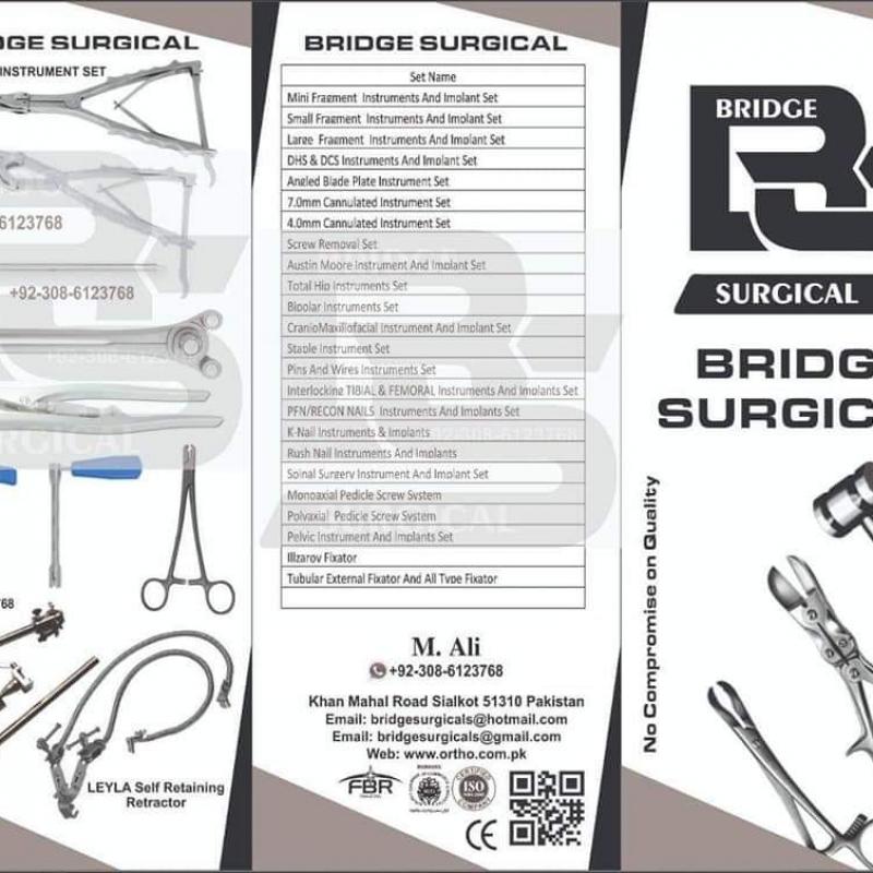 Bone Plates and Bone Screws buy wholesale - company Bridge Surgical | Pakistan