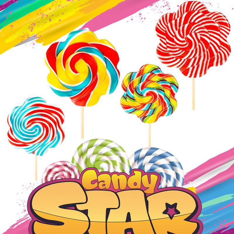 Леденцы на палочке Daisy купить оптом - компания Candy Star Lollipop | Турция