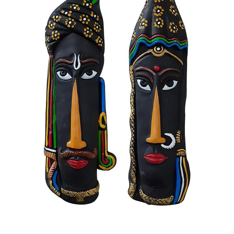 Глиняные маски ручной работы купить оптом - компания Karru Krafft | Индия