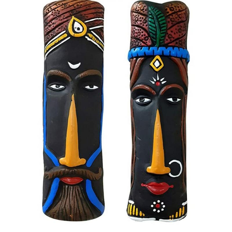  Handmade Clay Masks buy wholesale - company Karru Krafft | India