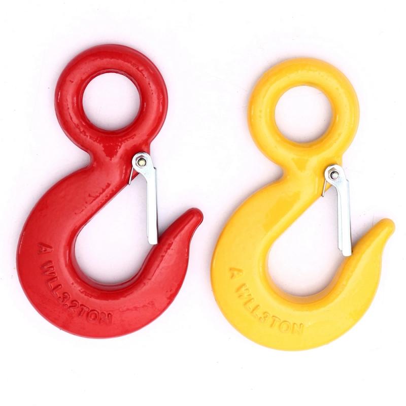 Carbon Steel Lifting Hooks with Safety Latch buy wholesale - company CHINA HONYUAN MACHINERY CO., LTD | China