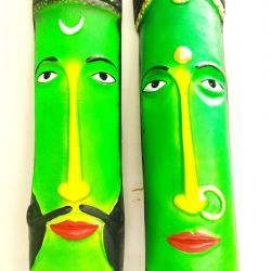 Handmade Terracotta Mask manufacturer exporter buy on the wholesale