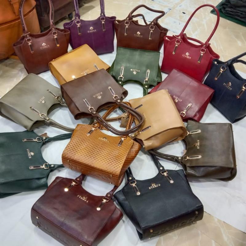 Leather Handbags for Women Large Designer Ladies Hobo bag Bucket Purse Faux Leather buy wholesale - company The Sutra Overseas | India