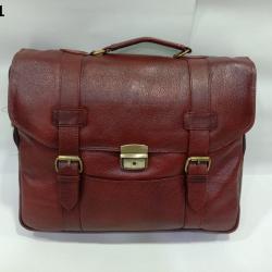 ​Vintage Handmade Leather Messenger Bag Laptop Briefcase Computer Satchel bag For Men 