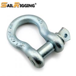 Heavy Duty U.S. Type Galvanized Steel Forged Screw Pin Anchor Bow Lifting Marine Rigging Shackle 5/8