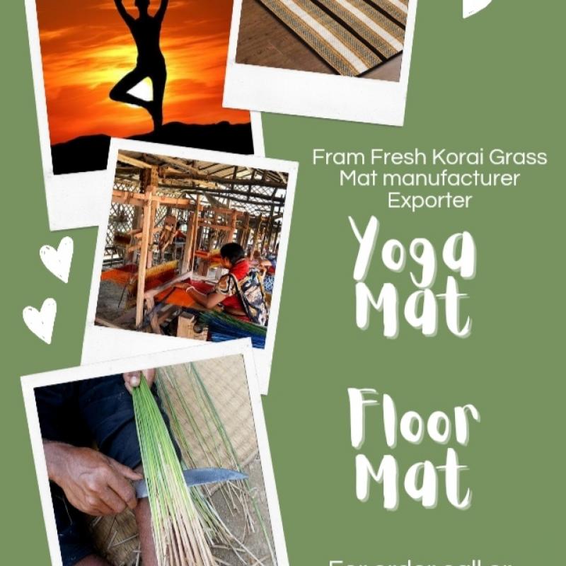 Handweaving Korai Yoga Mat manufacturer купить оптом - компания THe Handicraft Stores | Индия