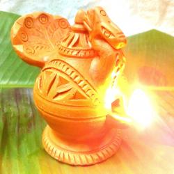 Clay Peacock Diya for Manufacturer Festive Decor  buy on the wholesale