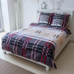 Flannel Bedding Set Burgundy Cell buy on the wholesale