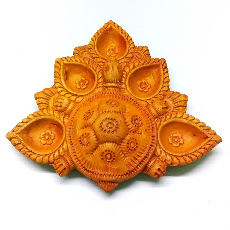 SubhLabh Panch Diya for Festive Decoration /Home Decor купить оптом - компания Manmayee Handicrafts | Индия