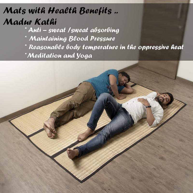 Handweaving Korai Floor mat Picnic Mat manufacturer купить оптом - компания THe Handicraft Stores | Индия