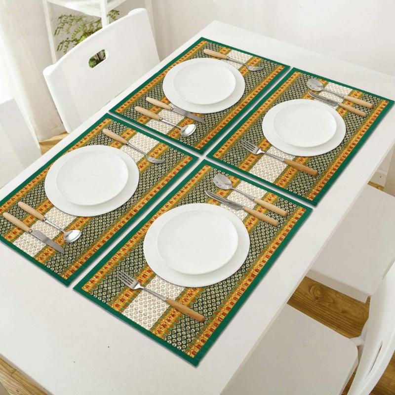 River Grass Handcrafted Madurkathi Heat Resistant Table Mats купить оптом - компания THe Handicraft Stores | Индия
