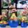 Terracotta Madhubani Handpainted Pots Multicolor Set Of 3 купить оптом - компания ArtiKart dotin | Индия