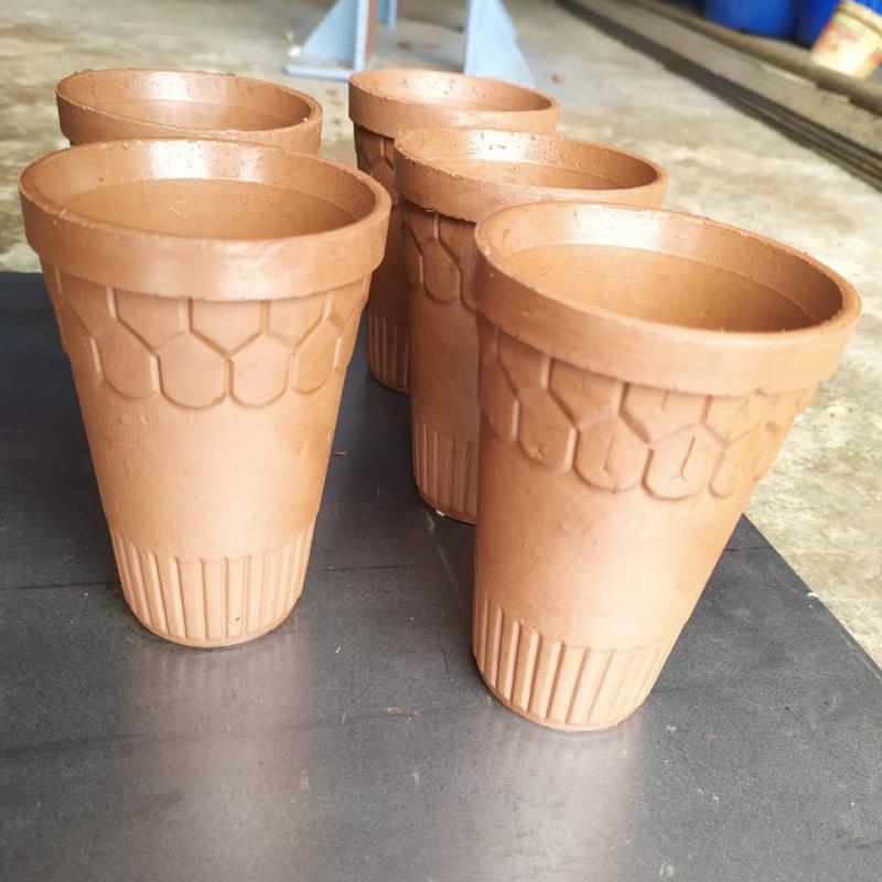 Clay Mitti Chai Brown Kullhad Manufacturer  buy wholesale - company Manmayee Handicrafts | India