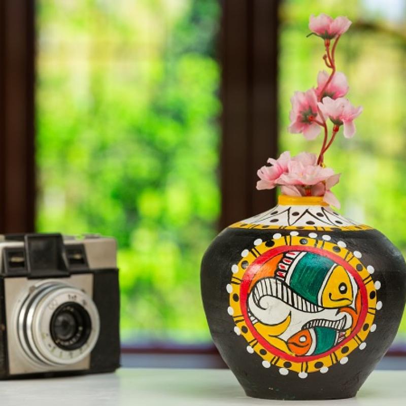 Clay DeyFlower Pots for NewYear Gifting купить оптом - компания Manmayee Handicrafts | Индия