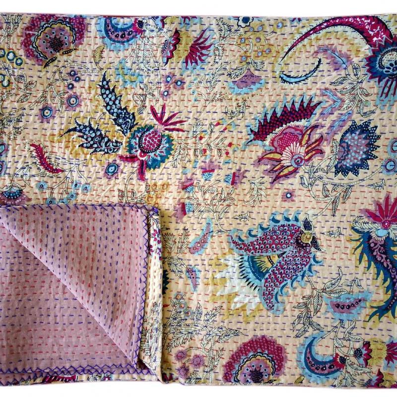 Cotton 3Layer Katha/Quilt/AC Comforter manufacturer купить оптом - компания The Handmade India Online Stores | Индия