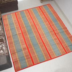 Natural Madurkathi Sleeping Mat for Floor, 6 X 7 Feet