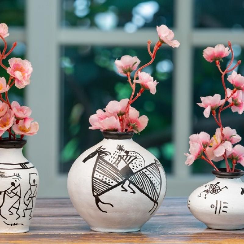 TrendSetter Terracotta Pot set manufacturer buy wholesale - company Me Handicrafts Stores | Canada