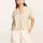 Women's Organic Linen Short Sleeve Stripe Shirt купить оптом - компания Ecoerfashion | Соединённые Штаты Америки 