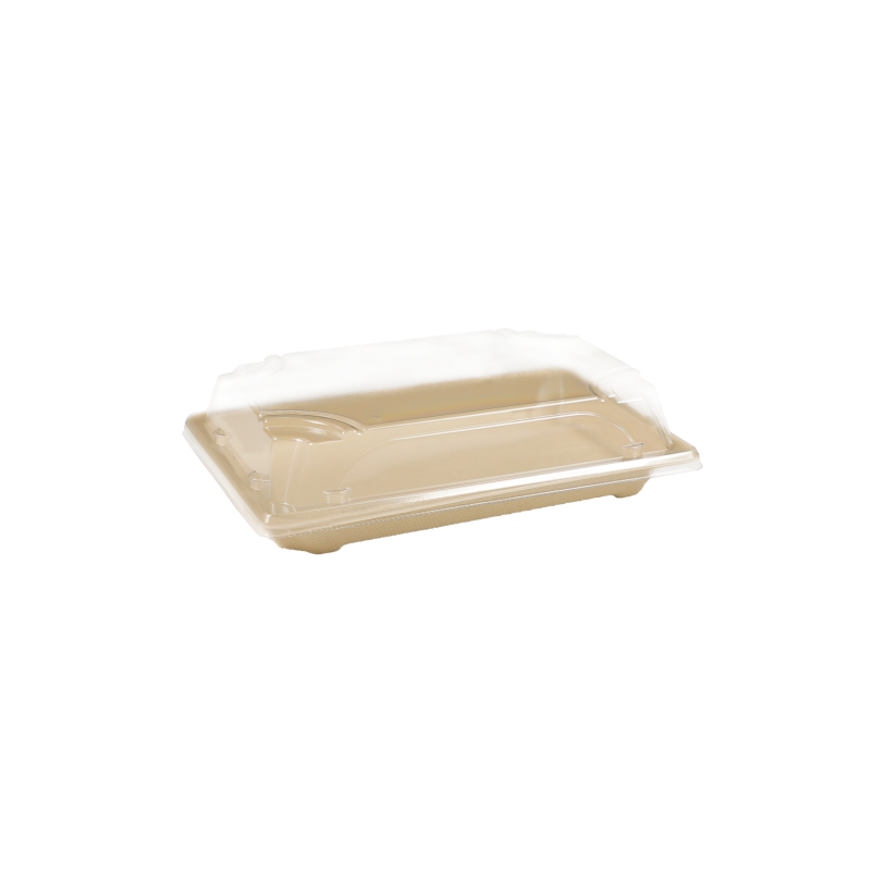 Fiber Pulp Sushi Tray With Film buy wholesale - company Foshan Harvest Packaging Co., LTD | China