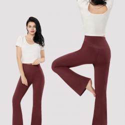SILIK Yoga Pants Women's sports breathable fitness wide leg pants tight buttock lifting fashion high waist bell bottoms buy on the wholesale