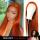 Colored Orange Ginger Transparnet Lace Human Hair Wig 180% Density Absolutely Stunning and Gorgeous купить оптом - компания Guangzhou rongxin hair products co.ltd. | Китай