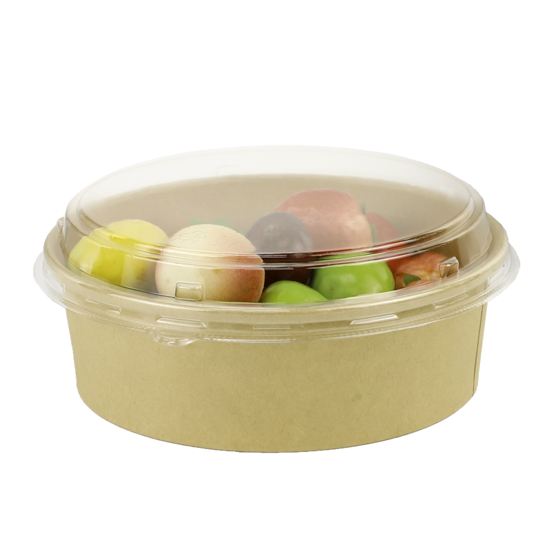 Kraft Paper Food Bowl With Lid buy wholesale - company Foshan Harvest Packaging Co., LTD | China