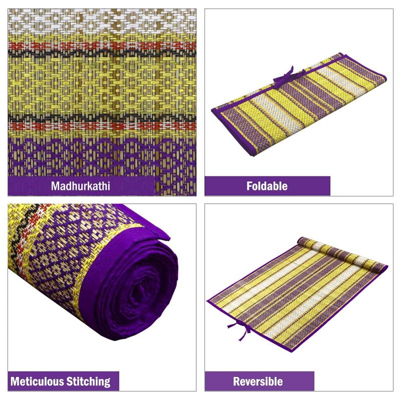 Eco Friendly River Grass Yoga Mat Manufacturer, Exporter, Wholesaler buy wholesale - company Manmayee Handicrafts | India