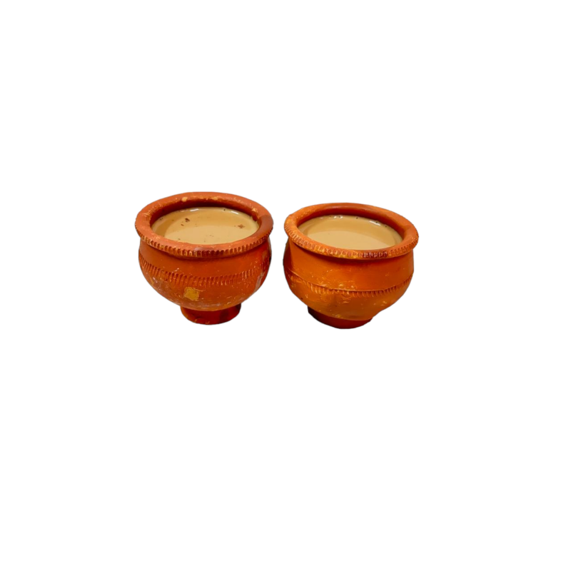 100ml Clay Tea Bhar, Chai Kullad, Kulfi Matka Manufacturer Exporter Wholesaler buy wholesale - company Karru Krafft | India