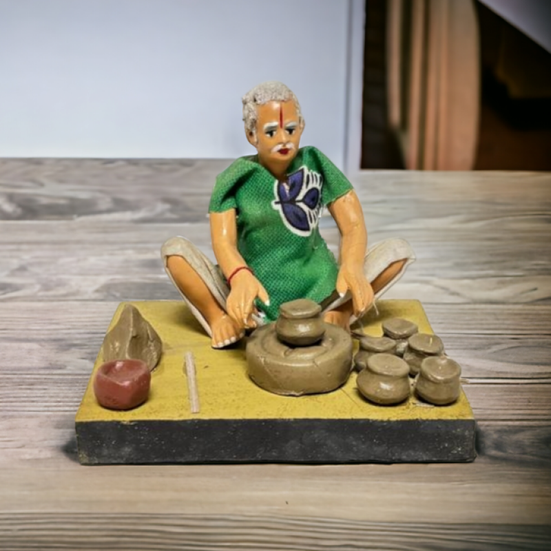 Terracotta Doll, Clay working figure, Clay Human Figure for Gifting & Home decor manufacturer exporter wholeseler купить оптом - компания THe Handicraft Stores | Индия