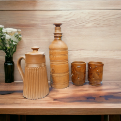 Handmade Terracotta Water bottle Glass & Jug Manufacturer Exporter Wholesaler