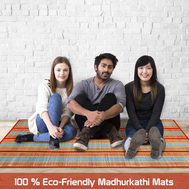 Custom-made Natural River Grass Meditation Mat Yoga Mat Picnic Mat manufacturer exporter wholesaler купить оптом - компания Karru Krafft | Индия