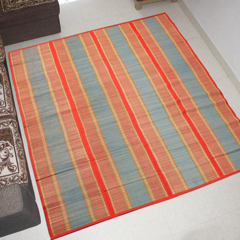 Handloomed Natural River Grass Floor Mat, Picnic Mat, Travelling Mat Manufacturer Exporter Wholesaler  купить оптом - компания THe Handicraft Stores | Индия
