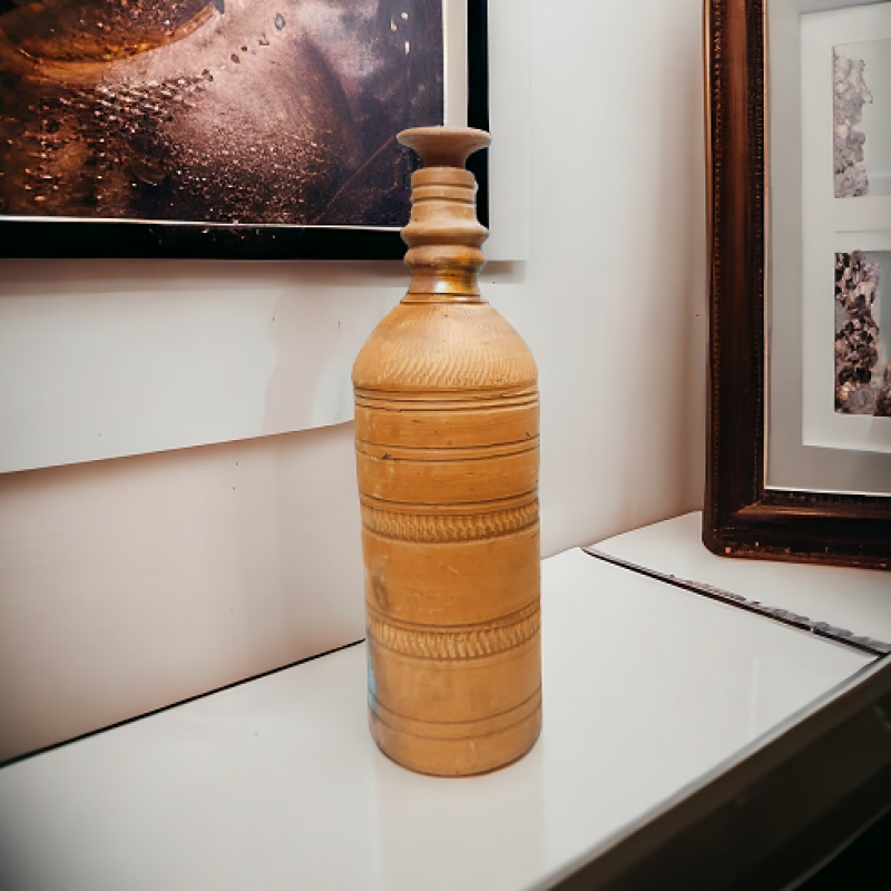 Handmade Mitti ki Water Bottle, Clay Water Bottle, Terracotta Bottle Manufacturer Exporter Wholesaler  купить оптом - компания Karru Krafft | Индия