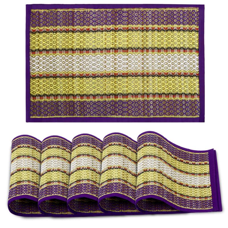 Handloomed Natural River Korai Grass Table Place Mat Manufacturer Exporter Wholesaler buy wholesale - company ArtiKart dotin | India