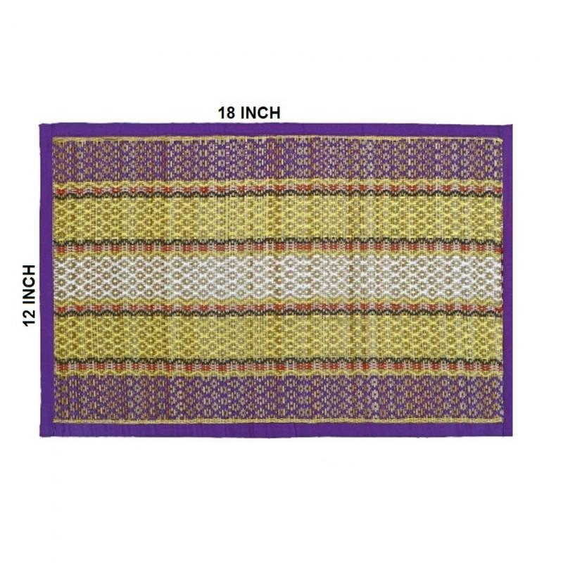 Handloomed Natural River Korai Grass Table Place Mat Manufacturer Exporter Wholesaler buy wholesale - company ArtiKart dotin | India