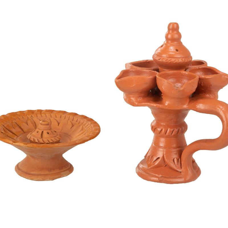 Handcrafted Clay Diya Manufacturer Exporter Wholesaler, Mitti ke Diya, Wheel Throwing Diya купить оптом - компания Karru Krafft | Индия