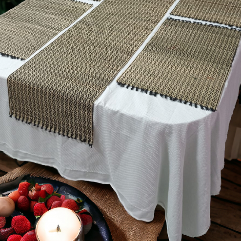 Handwoven Korai Grass Table Mat Manufacturer Wholesaler Exporter buy wholesale - company The Handmade India Online Stores | India