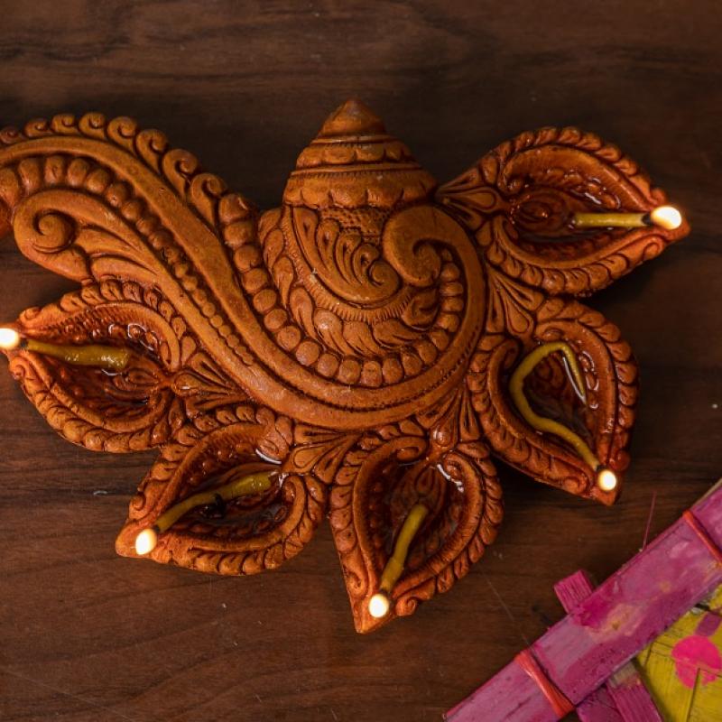 New Designs Diwali Gifting Mitti ke Diya Manufacturer Exporter Wholesaler купить оптом - компания ArtiKart dotin | Индия