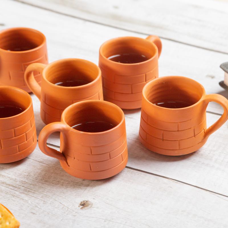 Wheel Throwing Terracotta Microwave Safe Tea Cup Manufacturer Exporter Wholesaler купить оптом - компания ArtiKart dotin | Индия