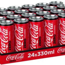 Coca-Cola Zero Sugar Can 320ml – 24 Can Carton Pack – Refreshing Zero-Calorie Soft Drink buy on the wholesale