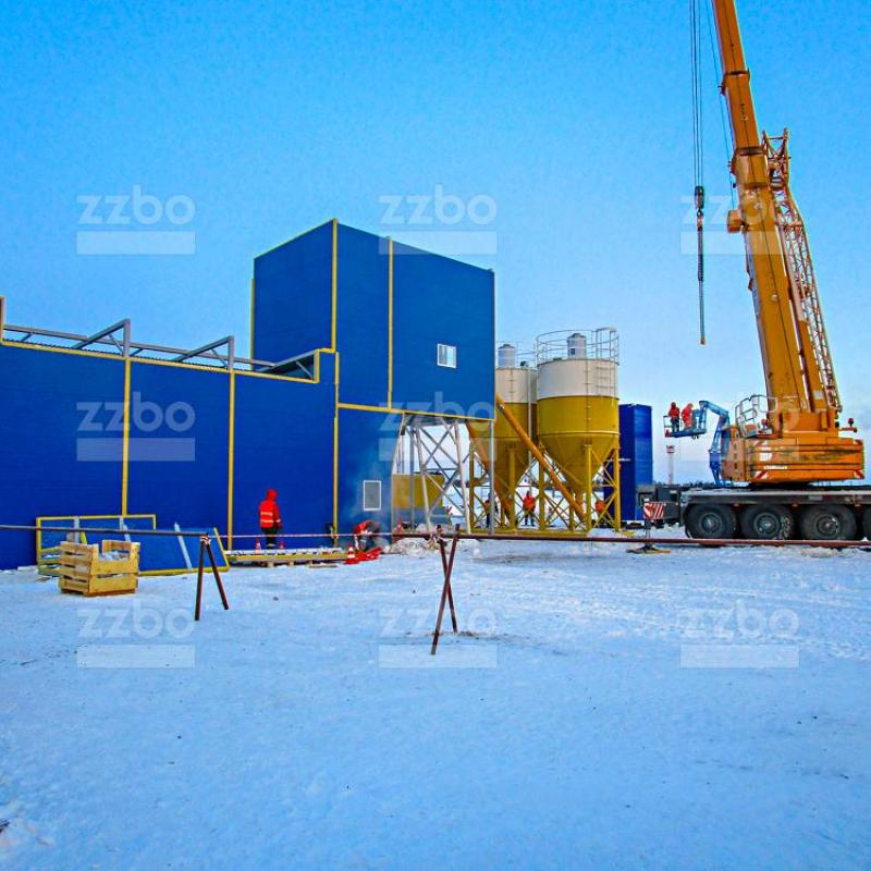 Winter Concrete Batch Plant FLAGMAN-90 buy wholesale - company Златоустовский Завод Бетоносмесительного Оборудования | Russia