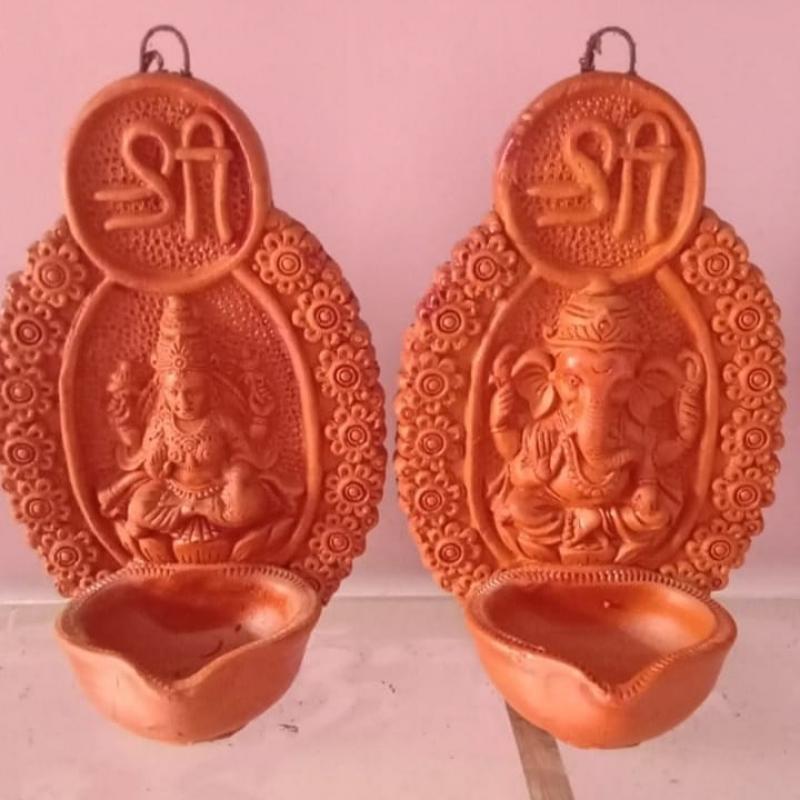 Designer Terracotta Oil hanging Diya manufacturer Exporter Wholesaler купить оптом - компания ArtiKart dotin | Индия