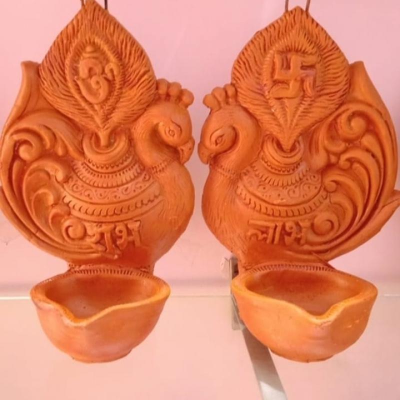 Designer Terracotta Oil hanging Diya manufacturer Exporter Wholesaler купить оптом - компания ArtiKart dotin | Индия