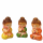 Handmade Terracotta Meditation Baby Monk set of 3 Monk Buddha Manufacturer Exporter Wholesaler купить оптом - компания Karru Krafft | Индия