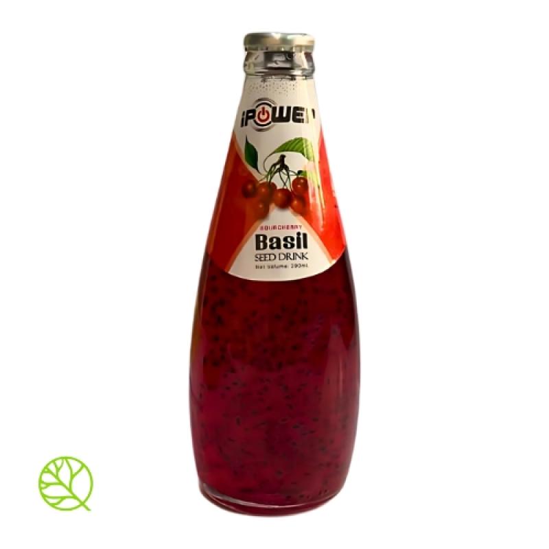 iPOWER Basil seeds Drink with Sour Cherry flavor buy wholesale - company QIT Foods | Iran