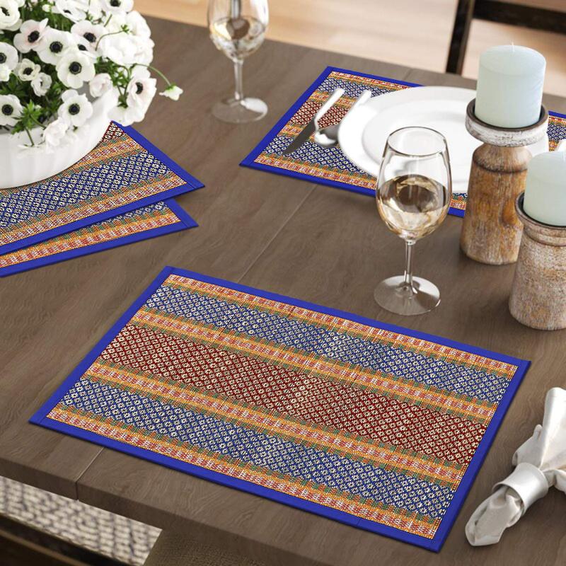 Handcrafted Ecofriendly Table Place Mat Manufacturer in Kolkata Mat Exporter Wholesaler in Kolkata buy wholesale - company THe Handicraft Stores | India