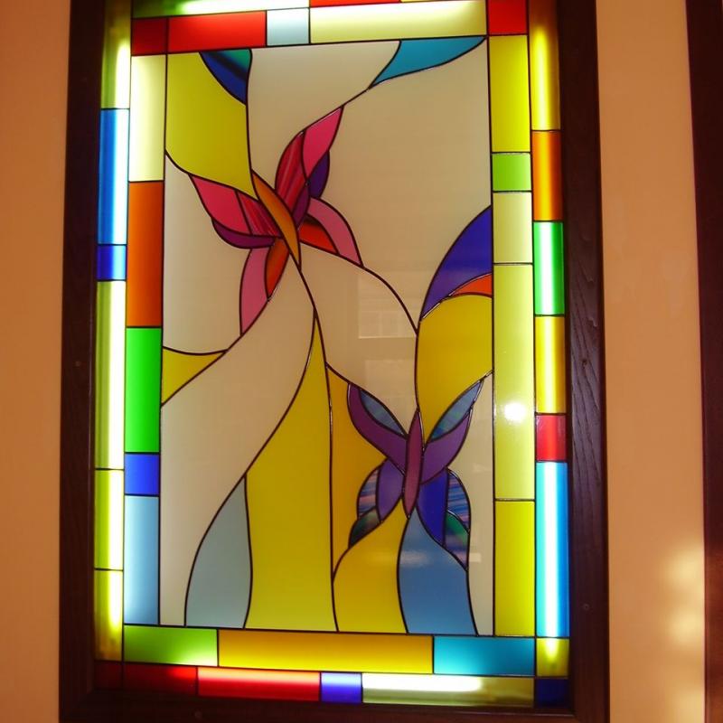 Stained Glass Partitions Production