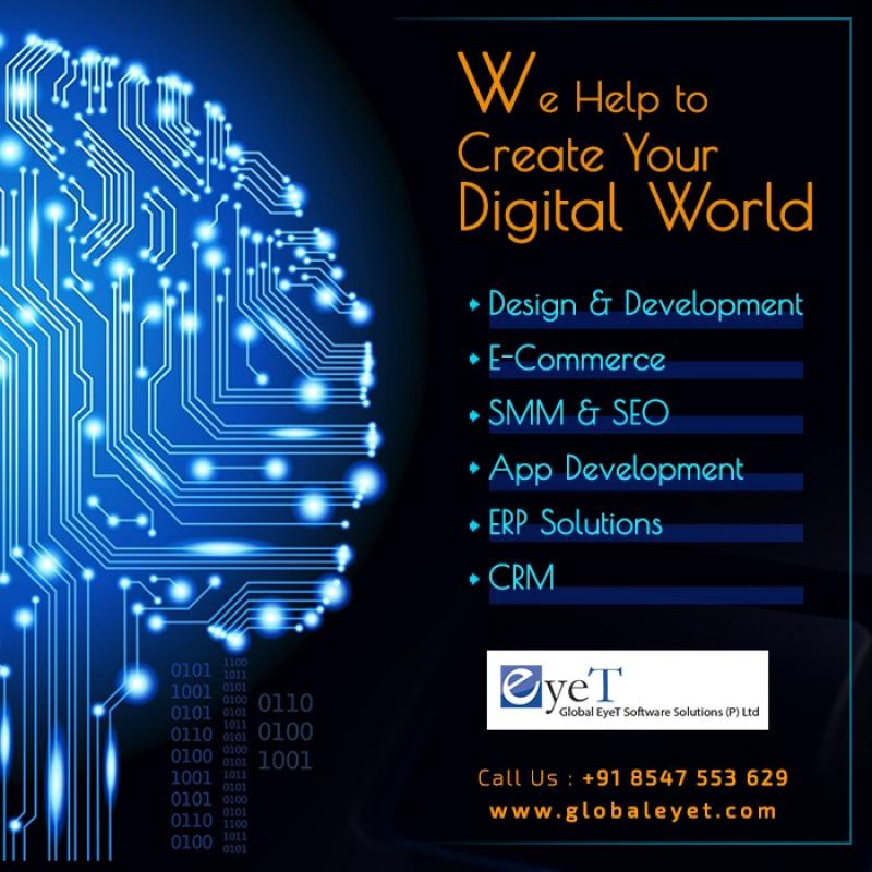 Продвижение в социальных сетях, программные решения, цифровой маркетинг, ERP, SEO, CRM, разработка веб-приложений, дизайн веб-сайтов, графический дизайн